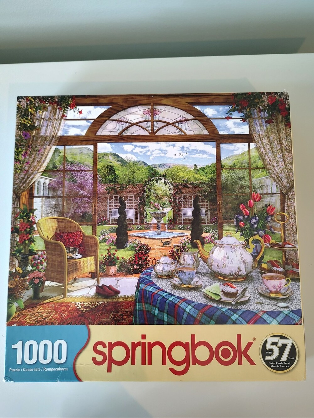 Springbok Tea Party Garden 1,000 Piece Jigsaw Puzzle